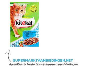 Kitekat Tonijn en groente aanbieding