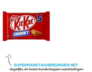 Kitkat Chunky aanbieding