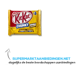 Kitkat Chunky double caramel aanbieding