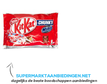 Kitkat Chunky mini aanbieding