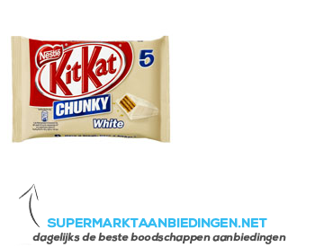 Kitkat Chunky white aanbieding