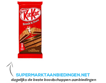 Kitkat Tablet melk aanbieding