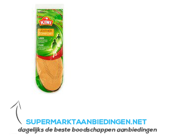 Kiwi Lederen inlegzool comfort aanbieding