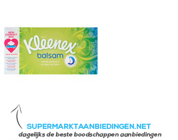 Kleenex Balsam tissues aanbieding