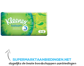 Kleenex Balsam zakdoekjes aanbieding