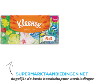 Kleenex Collection zakdoekjes aanbieding