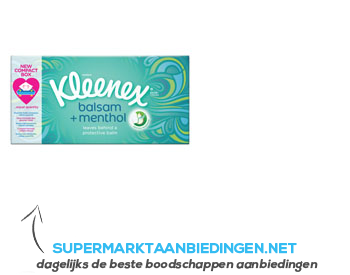 Kleenex Menthol tissues aanbieding