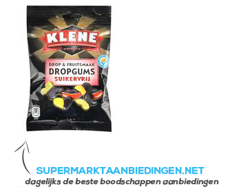 Klene Dropgums suikervrij aanbieding