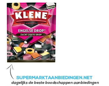 Klene Engelse drop aanbieding