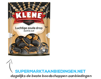 Klene Luchtige zoute drop aanbieding