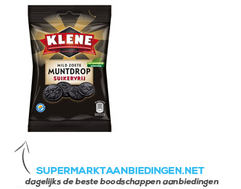 Klene Muntdrop suikervrij aanbieding