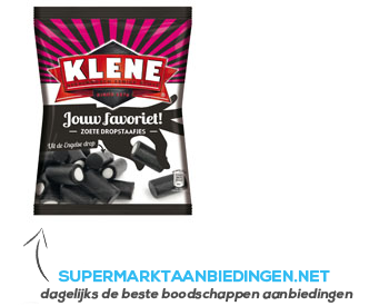 Klene Zoete dropstaafjes aanbieding