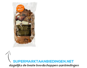 Kletzenbrood aanbieding