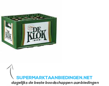 Klok Bier, krat aanbieding