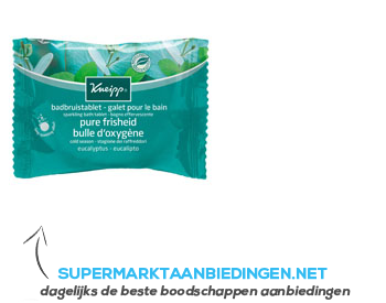 Kneipp Badbruistablet eucalyptus aanbieding