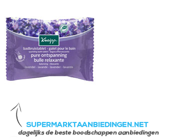 Kneipp Badbruistablet lavendel aanbieding