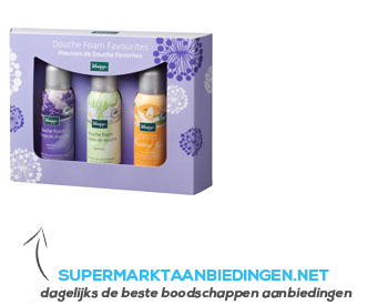 Kneipp Douche foam favourites cadeauset aanbieding