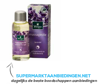 Kneipp Massage-olie lavendel aanbieding