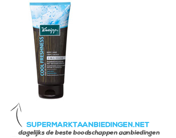 Kneipp Men douche 2-in-1 coolmint zeemineralen aanbieding