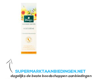 Kneipp Voetcrème calendula/ rozemarijn aanbieding