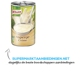 Knorr Asperge-crèmesoep aanbieding