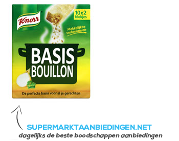 Knorr Bouillon basis aanbieding