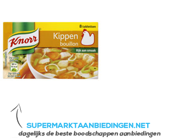 Knorr Bouillon kip aanbieding