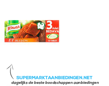 Knorr Et bulyon (runderbouillon) aanbieding