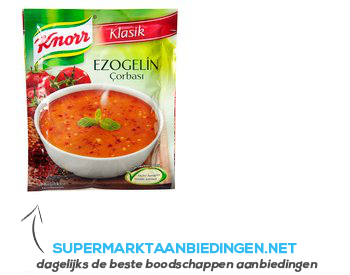 Knorr Ezogelin corbasi aanbieding