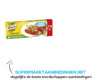 Knorr Finesse bouillon groente aanbieding