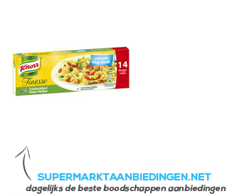 Knorr Finesse tuinkruidenbouillon aanbieding