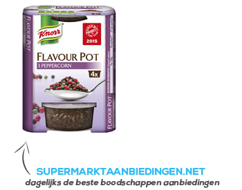 Knorr Flavour pots 3 pepers aanbieding