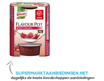 Knorr Flavour pots chilipeper aanbieding