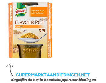 Knorr Flavour pots curry aanbieding