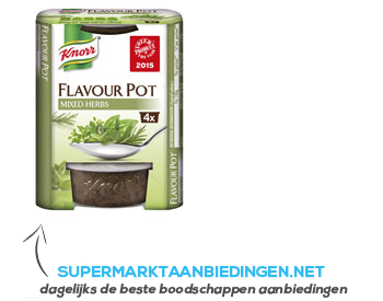 Knorr Flavour pots Mediterraanse kruidenpasta aanbieding