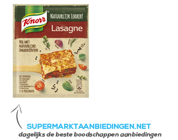 Knorr Maaltijd mix lasagne aanbieding