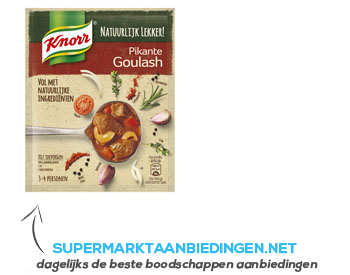 Knorr Maaltijd mix pikante goulash aanbieding