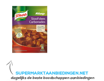 Knorr Melange stoofvlees aanbieding