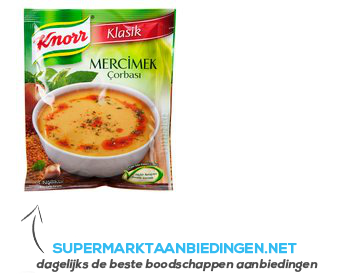 Knorr Mercimek Corbasi aanbieding