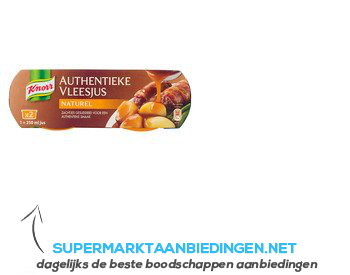 Knorr Mix authentieke vleesjus naturel aanbieding