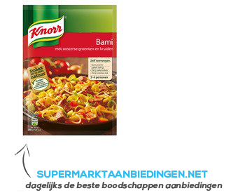Knorr Mix bami aanbieding