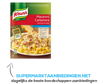 Knorr Mix carbonara aanbieding