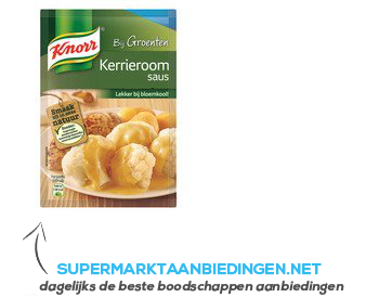 Knorr Mix kerrieroom saus aanbieding