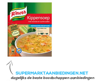 Knorr Mix kippensoep aanbieding