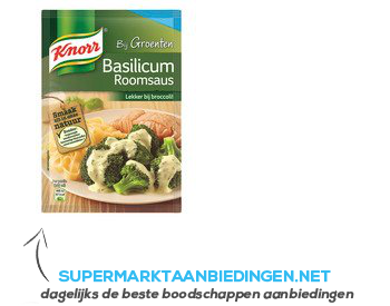 Knorr Mix roomsaus basilicum aanbieding