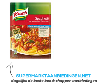 Knorr Mix spaghetti aanbieding