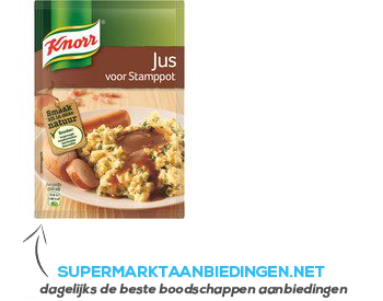 Knorr Mix stamppot jus aanbieding