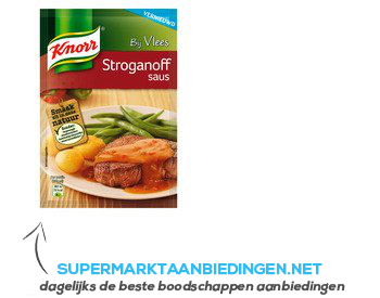 Knorr Mix stroganoffsaus aanbieding