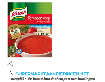 Knorr Mix tomatensoep aanbieding