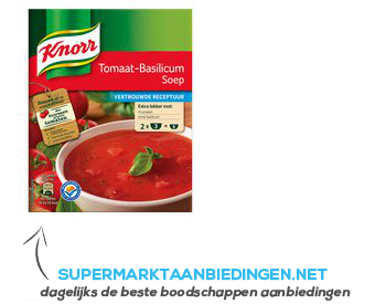 Knorr Mix tomatensoep basilicum aanbieding